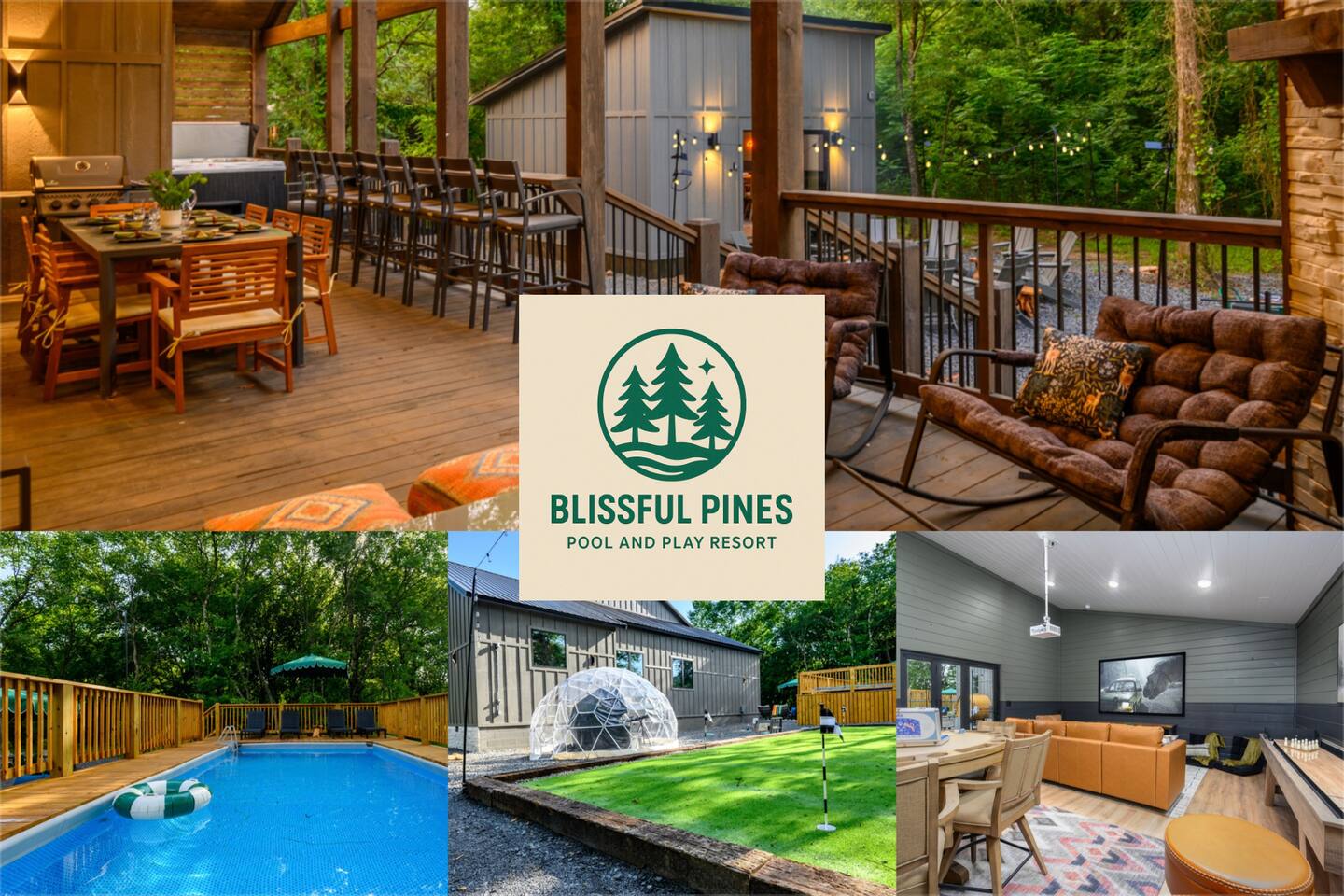 Blissful Pines exterior