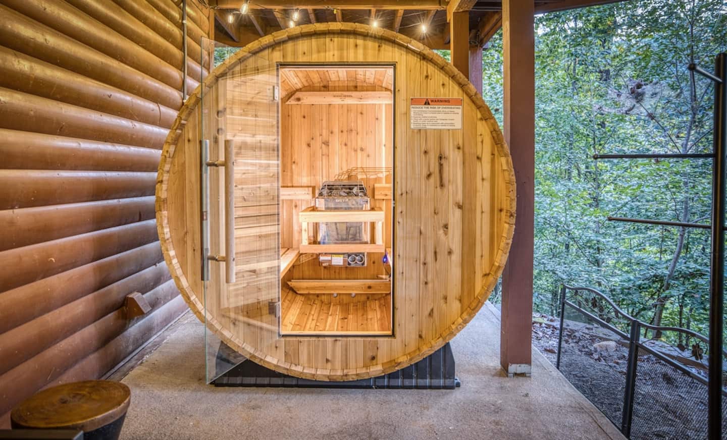 Cabin interior living space
